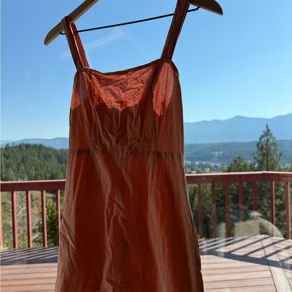 Me to We Terracotta Sleeveless Top/Dress